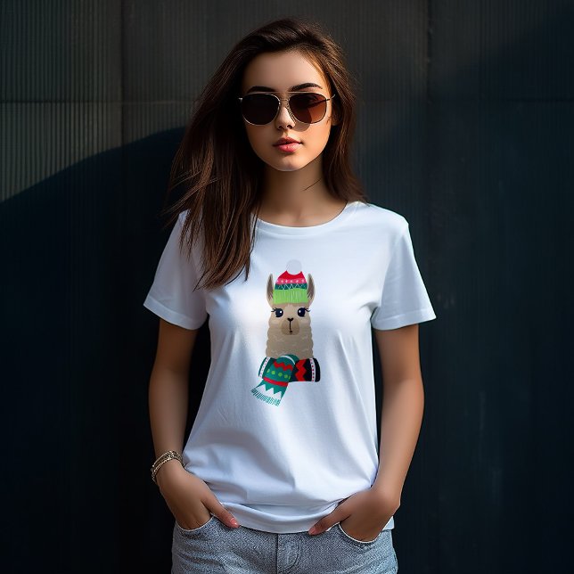 Fun Holiday Alpaca T-Shirt (Von Creator hochgeladen)