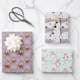 Fun Holiday Patterns versammelt Geschenkpapier Set