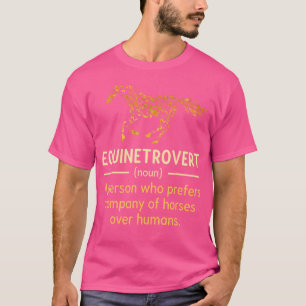 Fun Horse Lover Spaß Horse Definition Pferd Mädche T-Shirt