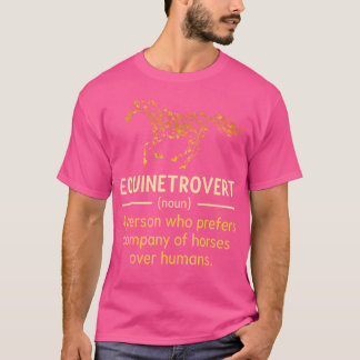 Fun Horse Lover Spaß Horse Definition Pferd Mädche T-Shirt