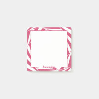 Fun Hot Pink White Optical Illusion Design