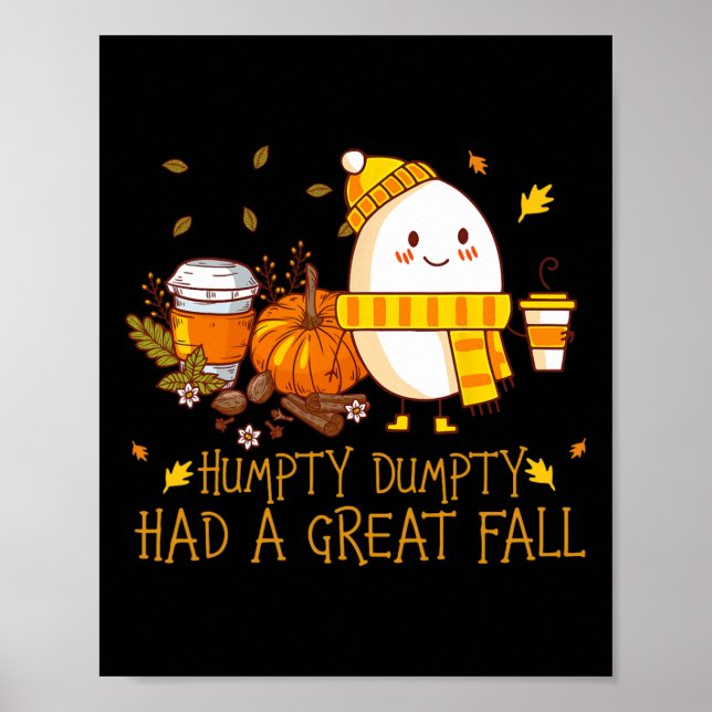 Fun Humpty Dumpty hatte einen großen Fall Poster (Vorne)