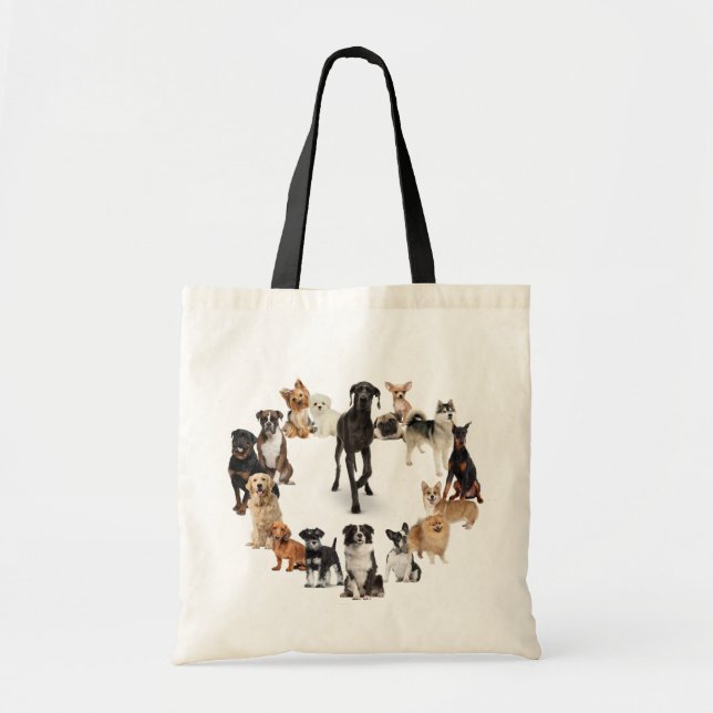 Fun Hund Rasse Haustiere Hund Tragetasche (Vorne)
