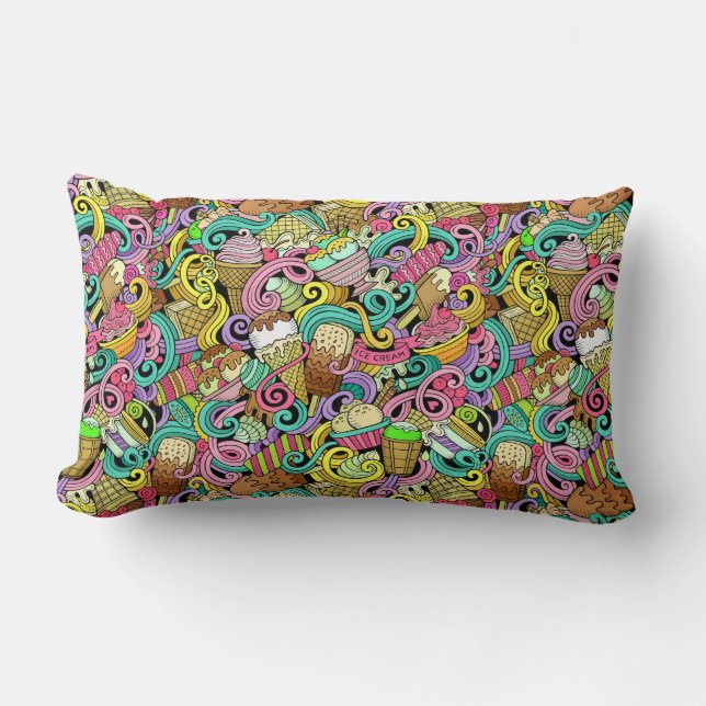 Fun Ice Creme Pillow Lendenkissen (Vorderseite)