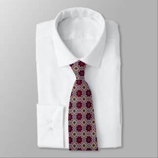 Fun Illustrated Floral Neck Tie Krawatte