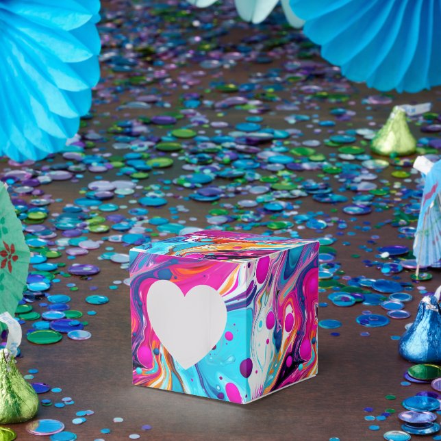 Fun Imitate flüssig gießen gefliestes Muster Geschenkschachtel (Party)