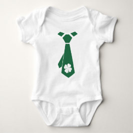 Fun Imitate Kleeblatt Krawatte St. Patrick's Day Baby Strampler