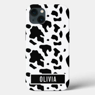 Fun Individuelle Name Holstein Kuh Tierdruckmuster Case-Mate iPhone Hülle