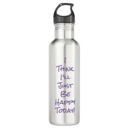 Fun Inspirationsgetränkte Flasche Lila Edelstahlflasche
