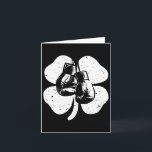 Fun Irish Boxing Kleeblatts Kostüm St Patrick's Da Karte<br><div class="desc">Fun Irish Boxing Kleeblatts Kostüm St Patrick's Day</div>