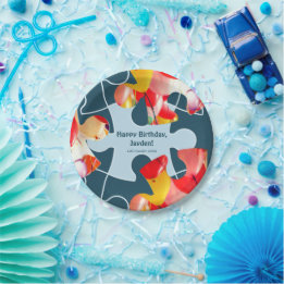 Fun Jigsaw Puzzle Kids Happy Birthday Name  Pappteller