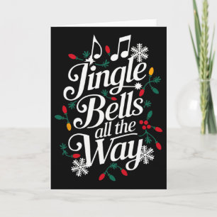Fun Jingle Bells The Way Festivals Weihnachten Gra Karte