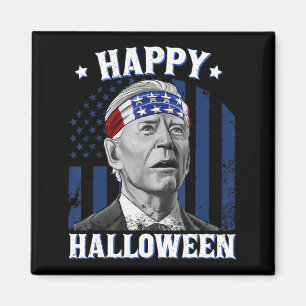 Fun Joe Biden glückliches Halloween verwirrt für 4 Magnet