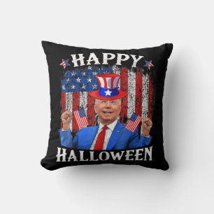 Fun Joe Biden Happy Halloween für Amerikanische Un Kissen