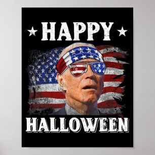 Fun Joe Biden Happy Halloween Verwirrte den Juli  Poster