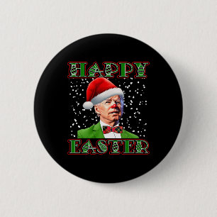 Fun Joe Biden Weihnachten Verwirrte Osterbiden Button