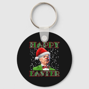 Fun Joe Biden Weihnachten Verwirrte Osterbiden Schlüsselanhänger