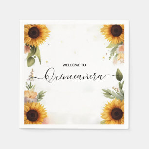 Fun Joy Lily Twin Dual Joint Double Quinceanera Serviette