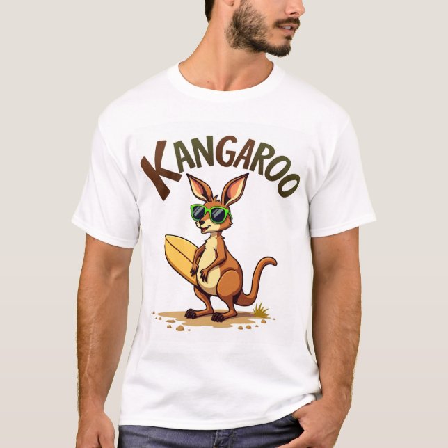 Fun Kangaroo T-Shirt (Vorderseite)