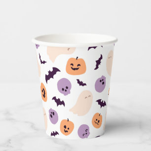 Fun Kids Halloween Muster Pappbecher