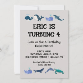 Fun-Kindergeburtstag-Party Einladung