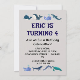 Fun-Kindergeburtstag-Party Einladung