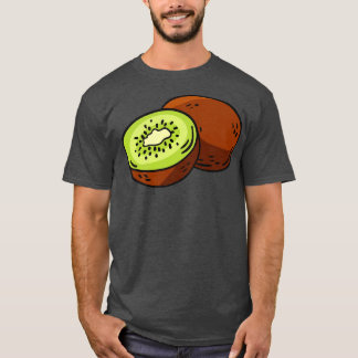 Fun Kiwi Illustration T-Shirt