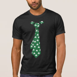 Fun Kleeblatt Muster Imitate Krawatte St. Patrick' T-Shirt