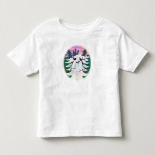 Fun Kleinkind T-Shirt, Niedlich Skaten Pinguine Sn T-shirt