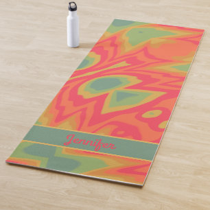 Fun Krawatte getaucht Inspiriert farbenfroh Abstra Yogamatte