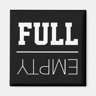 Fun Kühlschrank   Leer oder Vollständig Magnet