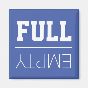 Fun Kühlschrank   Leer oder Vollständig Magnet