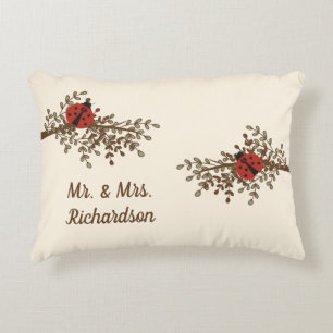 Fun Ladybug Design Dekokissen