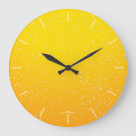 Fun Lager Beer Bubbles Clock Große Wanduhr