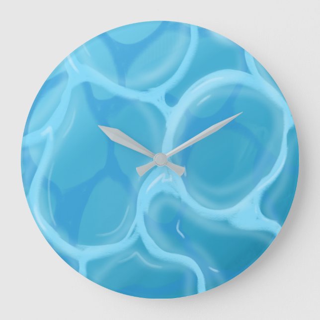 fun lake theme clock große wanduhr (Vorderseite)