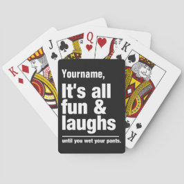 FUN & LAUGHS - benutzerdefinierte Farbspielkarten Spielkarten