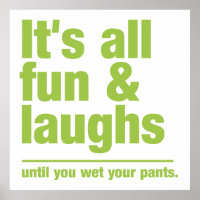 FUN & LAUGHS-Farbposter