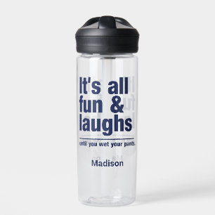 FUN & LAUGHS individuelle Name Trinkflasche