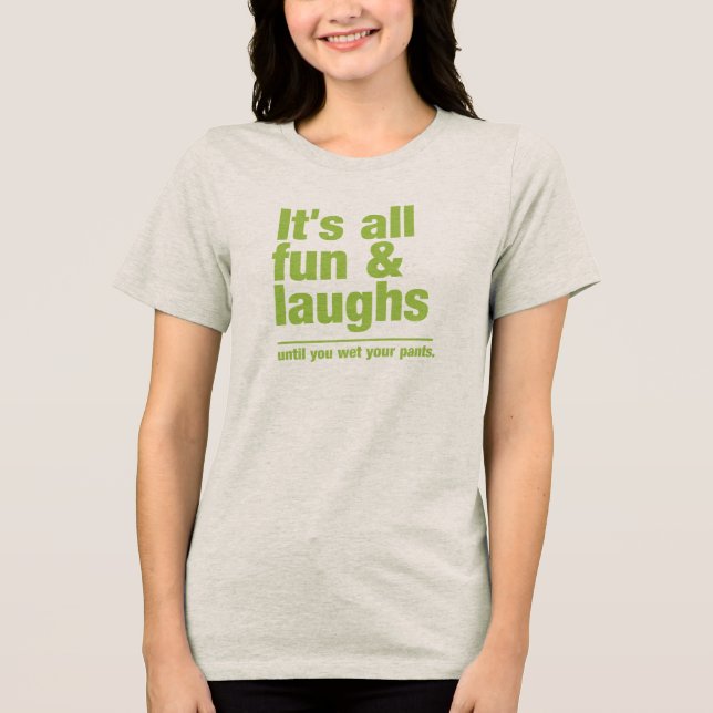 FUN & LAUGHS Shirt - wählen Sie Stil & Farbe (Vorderseite)