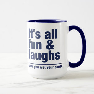 FUN & LAUGHS Tasse - wählen Sie Stil & Farbe