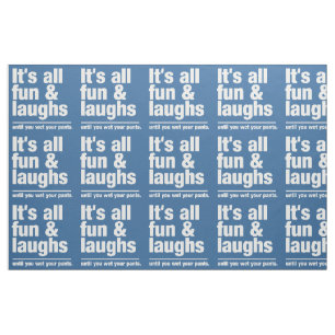 FUN & LAUGHS tissu couleur personnalisé