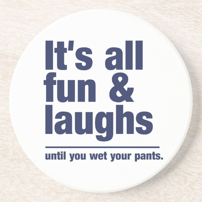 FUN & LAUGHS-Untersetzer Untersetzer (Vorne)