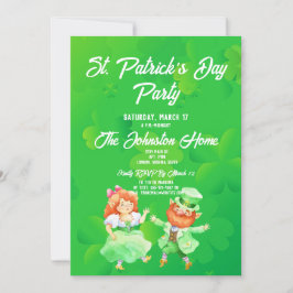 Fun Leprechauns St. Patrick's Day Party Einladung
