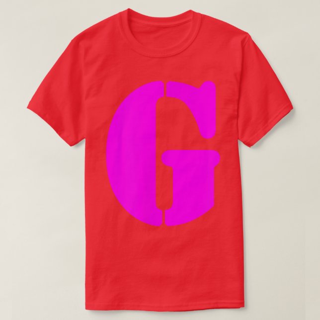 Fun Letter G Alphabet Lehrer Kindergarten T-Shirt (Design vorne)