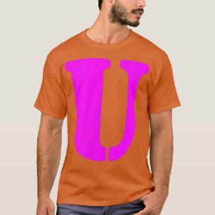 Fun Letter U Alphabet Lehrer Kindergarten T - Shir T-Shirt
