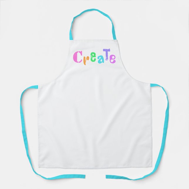 Fun Lettres "Créer" Tablier (Recto)