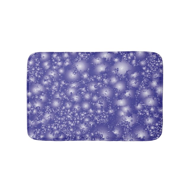 Fun LILA Abstraktes Tinte Super Splash Muster Badematte (Vorderseite)