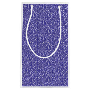 Fun LILA Abstraktes Tinte Super Splash Muster Kleine Geschenktüte