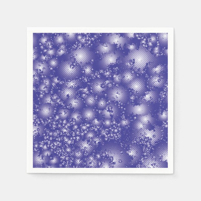 Fun LILA Abstraktes Tinte Super Splash Muster Serviette (Vorderseite)