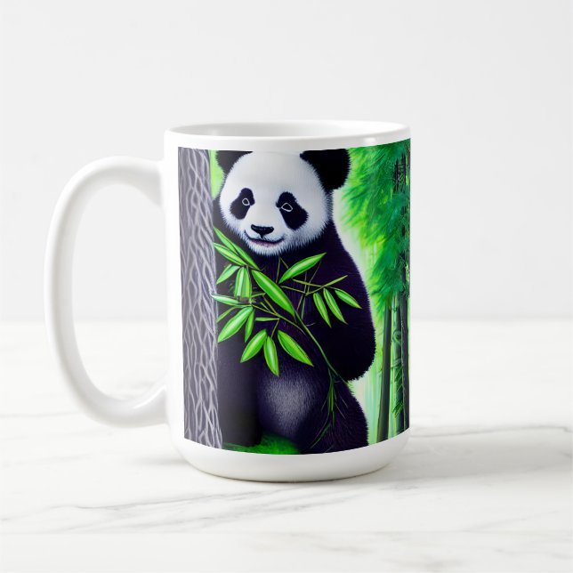 Fun Little Panda Bear Kaffeetasse (Links)